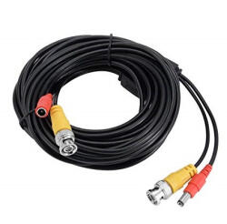 WALISEC WS-HDVP100FT-CU BNC+DC táp kábel 30m, HD kamerákhoz, fekete (WS-HDVP100FT-CU) - securezone