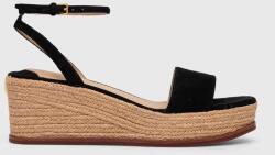 Lauren Ralph Lauren Lauren Ralph velúr szandál Leona - fekete Női 39