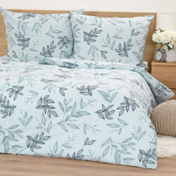 4home Lenjerie de pat din bumbac 4Home Frosty Leaves, 140 x 220 cm, 70 x 90 cm Lenjerie de pat