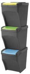 4home Set coșuri de gunoi sortat Recykle BIN 3x 25 l Cos de gunoi