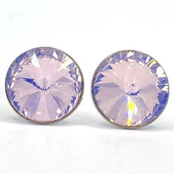  Kristály fülbevaló rose water opal rivoli 8 mm (100103)