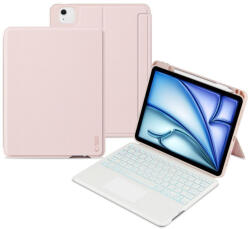 Tech-Protect Flip Cover cu Tastatură Roz (iPad Air 2020/2022 / iPad Air 2024 11" - iPad Air 2024 11" / iPad Pro 2018 11" / iPad Pro 2020 11" / iPad Pro 2021 11" / iPad Pro 2022 11'' / iPad Pro 2024 11")