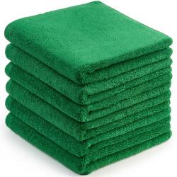 H Hotel Supplier Hotel Supplier törölköző készlet 6 db, 50x90 cm, 100% pamut, 600 GSM, Zöld (6P6x50x90-600-Verde)