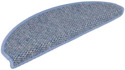 vidaXL 15 db szizál hatású kék öntapadó lépcsőszőnyeg 65x21x4 cm 4.05 kg 326874 (326874)