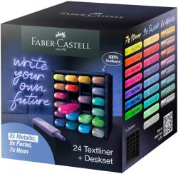 Faber-Castell 46 szövegkiemelő, irodai szett, 24 db/szett (FC254602)