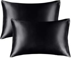 Oyo Concept 2 db Narin Oyo Concept szatén párnahuzat készlet, 50x70 cm, 100% poliészter, 150 GSM, fekete