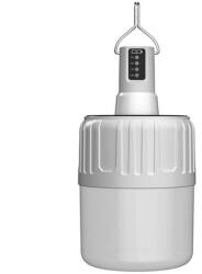 SUPERFIRE T26-S napelemes LED lámpa, kempingezéshez, USB, 18W, 500 lm, 4800 mAh, 3 fénymód