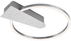 Briloner Leuchen Nico Circle Beépített LED Függőlámpa, 12W, 1400 lm, Meleg fény (3000K), Lépésekben dimmelhető, Memória funkció, 34x4 cm, Ezüst (3542-018)