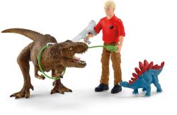 Schleich tyrannosaurus rex támadás figura készlet