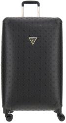 GUESS Guess, Wilder gurulós bőrönd dombornyomott logómintával - 103 L, Fekete (TWD745-29880-BLA)