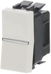 ABB Zenit 2CLA211000N1101 keresztkapcsoló, 1 modul, fénnyel, fehér, 16A (2CLA211000N1101)