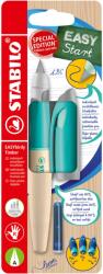 STABILO EASYbirdy Timber toll, A, jobbkezeseknek, menta, 1 utántöltő, fa test, buborékfólia (SWB606235)