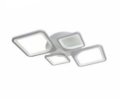 SLC Selino Concept Integrált LED csillár SLC Selino Concept Quadrato 2+2, 54-108W, telefonos alkalmazással, távirányítóval, meleg/semleges/hideg világítással, állítható intenzitású, 65 cm, Fehér