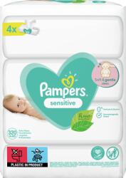 Pampers Sensitive nedves törlőkendő, 4x80 db
