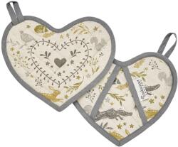 Cooksmart 2 db Cooksmart Woodland edénytartó készlet, 90% pamut és 10% lenvászon, 20 x 23 cm