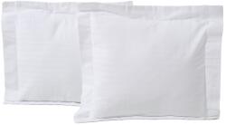 Heinner Home Damask párnahuzat készlet, 100% pamut, 150 GSM, 250 TC, szatén csíkok 1 cm, 70 x 70 cm, 2 db