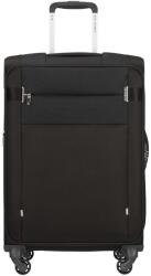 Samsonite Citybeat Spinner bővíthető bőrönd, 66x42x28/31 cm, 67-73L, Fekete (KA7-09004)