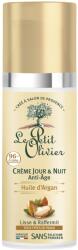 Le Petit Olivier Nappali és éjszakai krém, anti age, argán olajjal, 50ml