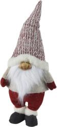 Decoris Gnome figura, 45 cm magasság, 20(h)x12(sz) cm, Poliészter, Piros/Fehér