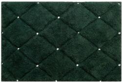 Eurofirany Chic pamut fürdőszobaszőnyeg Sötétzöld 60x90 cm (HS387466)