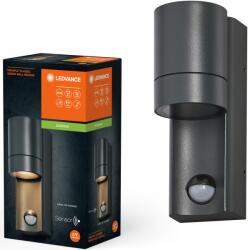 OSRAM Endura Isidor kültéri fali lámpa mozgás- és fényérzékelővel, 1xGU10, max. 7W LED, IP65, 60x88x170, alumínium/üveg, hengeres forma, sötétszürke