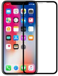 Tokgalaxis Üvegfólia iPhone XR - 3D üvegfólia fekete kerettel (TG-MC01431)
