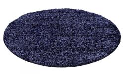 My carpet company kft Ay life 1500 kék 200cm egyszínű kör shaggy szőnyeg (LIFE2002001500NAVY)