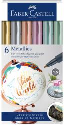 Faber-Castell Fémes filc készlet Faber-Castell, 6 db/szett (FC160706)