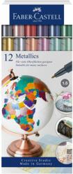 Faber-Castell Fémes filctoll Faber-Castell, 12 db/szett (FC160713)