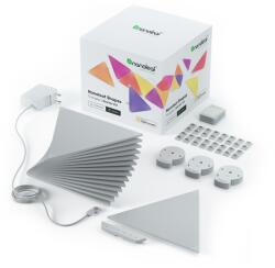 Nanoleaf Triangle Shapes Starter Kit Smart Moduláris LED fénypanel készlet, RGBW, Wi-Fi, 1200 lm, Zeneérzékelő, Kompatibilis iOS / Android, Apple HomeKit / Google Home / Amazon Alexa, 15 panel (NL47-6002TW-15P