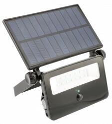 GTV Napelemes LED projektor mozgásérzékelővel GTV Lumos LD-LUMOS10W-64, távirányítóval, 10W, 850 lm, akkumulátor 2600 mAh, IP65, Fekete (LD-LUMOS10W-64)