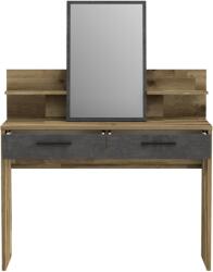 KringX Makeup sminkasztal, 115 / 147x41, 3, optikai színű beton