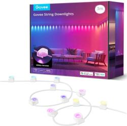 Govee RGBIC LED szalag spotokkal Govee String Downlights H608B, Wi-Fi, Zene szinkronizálás, 15 spot, 3m