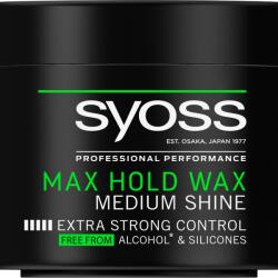 Syoss Hajformázó wax, Max Hold, 150 ml