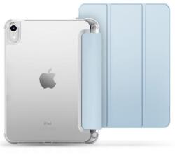 Tech-Protect Apple iPad 10.9 (2022), mappa tok, közepesen ütésálló, érintőceruza tartó, érintőceruza nélkül, átlátszó hátlap, Smart Case, TP SC Pen Holder Hybrid, világoskék (TOTS3868)