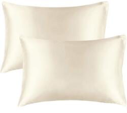 Oyo Concept 2 db Narin Oyo Concept szatén párnahuzat készlet, 50x70 cm, 100% poliészter, 150 GSM, fehér
