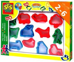 SES Creative gyurma kinyomó 12 darabos készlet (REG35735)