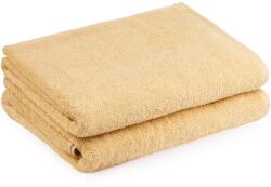 H Hotel Supplier 2 db törölköző szett, 70x140 cm, 100% pamut, 500 GSM, krém (2P2x70x140-Crem)