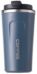 Welora Thermos Bögre Coffee Welora®, Űrtartalom 510 ml, Kávéhoz vagy más italokhoz, Rozsdamentes acél, Hordozható, Dupla falú, Modern Design, Prémium Minőség, Szürke (termos_gri)