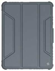 Nillkin Tablettok kompatibilis iPad Air 6 (2024, 11 coll) - Nillkin Bumper - szürke ütésálló smart case tablettok ceruza tartóval, mágneses füllel (TG-BA6902048215351-3)