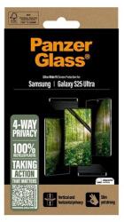Panzer eco matrix 4-way képernyővédő fólia, matt, betekintés védelem + segédkeret, átlátszó, kompatibilis: Samsung Galaxy S25 Ultra, SM-S938 (PGRMFPUG38488)