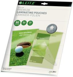 Leitz UDT Lamináló fólia, 25 db, A4, 80 Mikron, Forró lamináláshoz (LZ74790000)