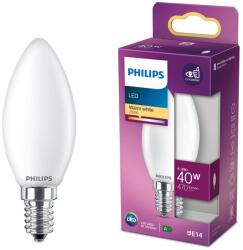 Philips E14 LED 4, 3W 470lm 2700K meleg fehér - 40 W izzó helyett