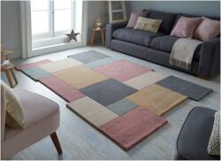 Flair Rugs Collage téglalap alakú szőnyeg, 120 x 180 cm, 3900 g/m2, 100% gyapjú, többszínű - emag - 41 853 Ft