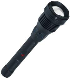 Wonder LED zseblámpa Wonder T60001W, 75W, 6000 lm, 4400mAh akkumulátor, 4h autonómia, IP44, 500m világítási távolság, alumínium, fekete (WT60001W)