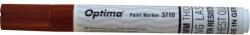 Optima Paint 3710 jelölőfilc, 4, 5 mm, kerek hegy, 2-3 mm írásvastagság, barna (OP-37102315)