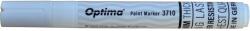 Optima Paint 3710 jelölőfilc, kerek hegy, 4, 5 mm, írásvastagság 2-3 mm, fehér (OP-37102301)