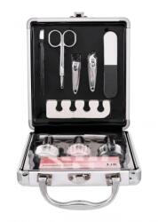 2K Basic Manicure Train Case manikűr készlet, 10 db
