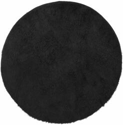 vidaXL fekete hosszú szálú NAVARRA bozontos szőnyeg 100x100 cm 4102894 (4102894)