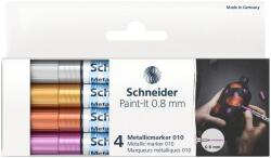 Schneider Paint-It 010 Metál filctoll készlet, 4 db, 0, 8 mm méret - emag - 5 818 Ft